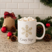 Golden Hearth Cozy Sips Classic Mug, 11 oz Koffiemok