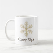 Golden Hearth Cozy Sips Classic Mug, 11 oz Koffiemok (Links)