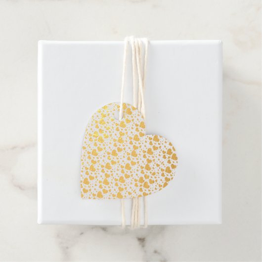 Golden Hearts Bedankjes Labels (Met doos)