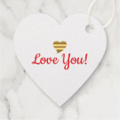 Golden Hearts Bedankjes Labels (Achterkant)