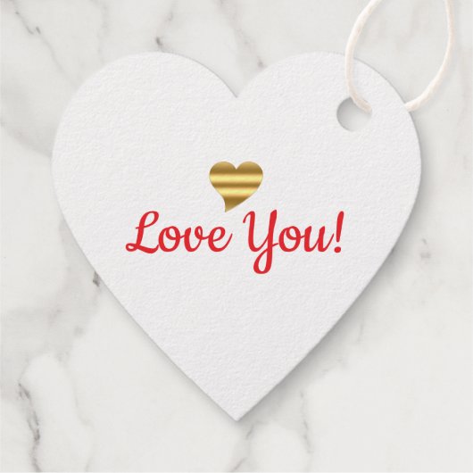 Golden Hearts Bedankjes Labels (Achterkant)