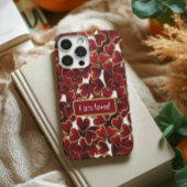 Golden Hearts-bevestiging iPhone Hoesje