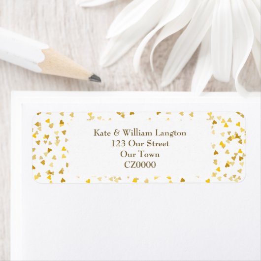 Golden Hearts Etiket (Insitu)