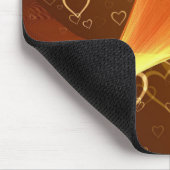 Golden Hearts Mousepad Muismat (Hoek)