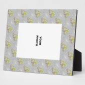 Golden Hearts op zilveren glitters Fotoplaat (Zijkant)