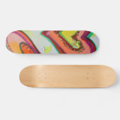 Golden Hearts Skateboard (Horizontaal)