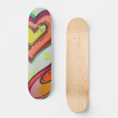 Golden Hearts Skateboard (Voorkant)