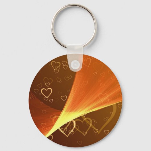 Golden Hearts Sleutelhanger (Voorkant)