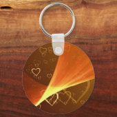 Golden Hearts Sleutelhanger (Voorkant)