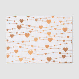 Golden Hearts Tissuepapier