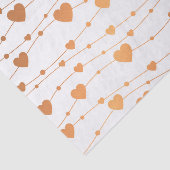Golden Hearts Tissuepapier (Detail)