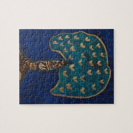 Golden Hearts Tree puzzel Legpuzzel (Horizontaal)