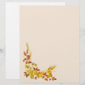 Golden herfbladeren Letterhead (Voorkant / Achterkant)
