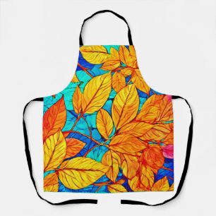 Golden Herfst Foliage: Heldere Bladeren Schilderen Schort