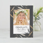 Golden Herfst | Foto-Afstuderen Kaart (Staand voorkant)