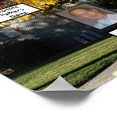 Golden Herfst Leaf Tree Foto 2 Family Trees Poster (Hoek)