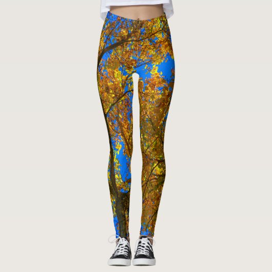 Golden Herfst Leggings (Voorkant)