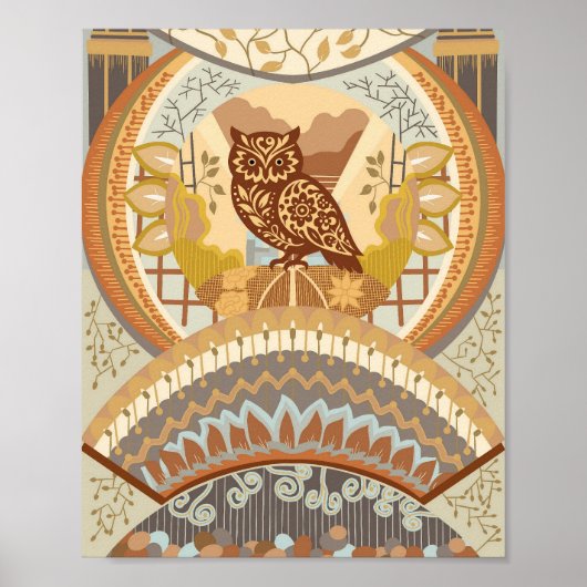 Golden Herfst Poster (Voorkant)