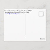 Golden Herfst vult Uitzicht van kerken van begraaf Briefkaart (Achterkant)