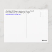 Golden Herfst vult Uitzicht van kerken van begraaf Briefkaart (Achterkant)