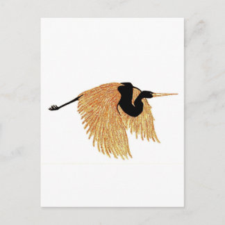 Golden Heron Briefkaart