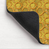 Golden Hexagons Muismat (Hoek)