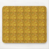 Golden Hexagons Muismat (Voorkant)