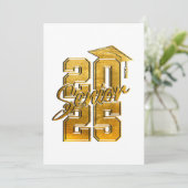 Golden High School Afstuderen 2025 Kaart (Staand voorkant)