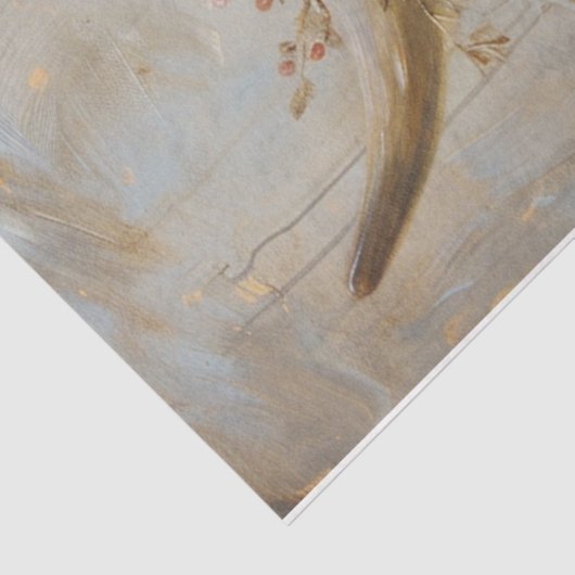 Golden Highlander Koe Tissuepapier (Detail)