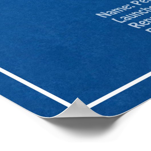 Golden Hind - Schip Blauwdruk Plannen ABD Poster (Hoek)