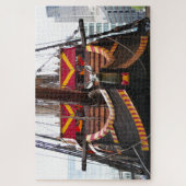Golden Hind ship replica, Londen, Engeland Legpuzzel (Verticaal)