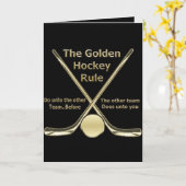 Golden Hockey Rule Kaart (Gele Bloem)