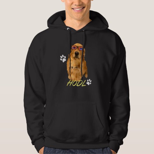 Golden Hodl Hoodie (Voorkant)