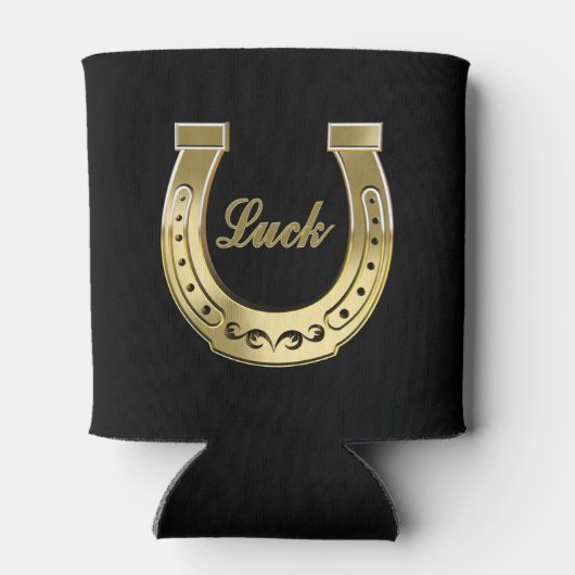 Golden hoefijzer blikjeskoeler (Achterkant)