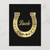 Golden hoefijzer briefkaart (Voorkant)