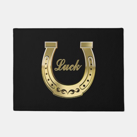 Golden hoefijzer deurmat (Voorkant)