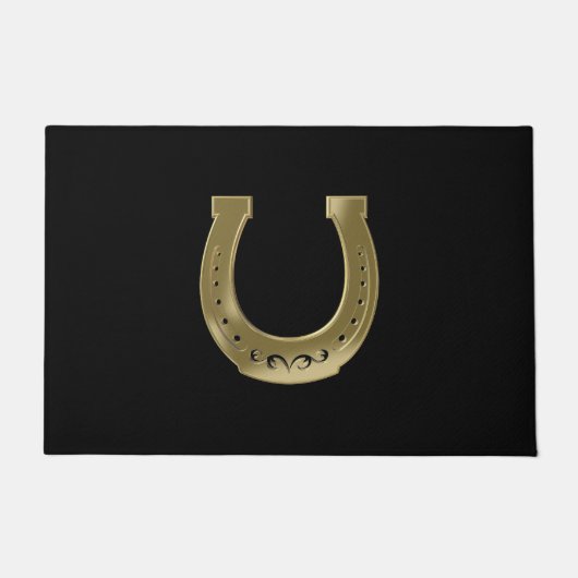 Golden hoefijzer deurmat (Voorkant)