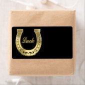 Golden hoefijzer etiket (Insitu)