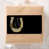 Golden hoefijzer etiket (Insitu)