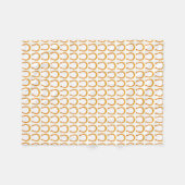 Golden Hoefijzer Fleece Blanket (Voorkant (Horizontaal))
