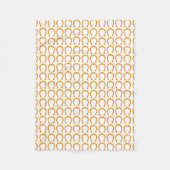 Golden Hoefijzer Fleece Blanket (Voorkant)
