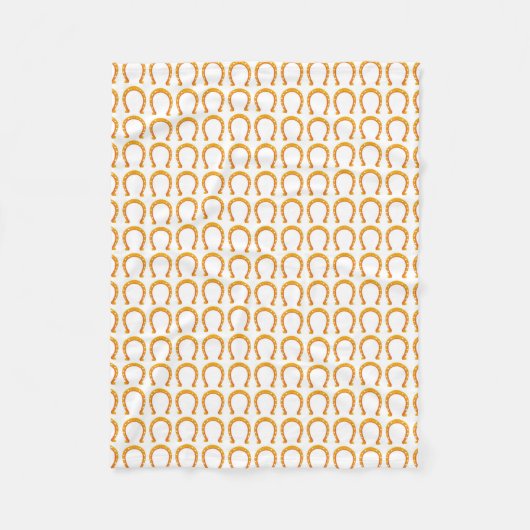Golden Hoefijzer Fleece Blanket (Voorkant)