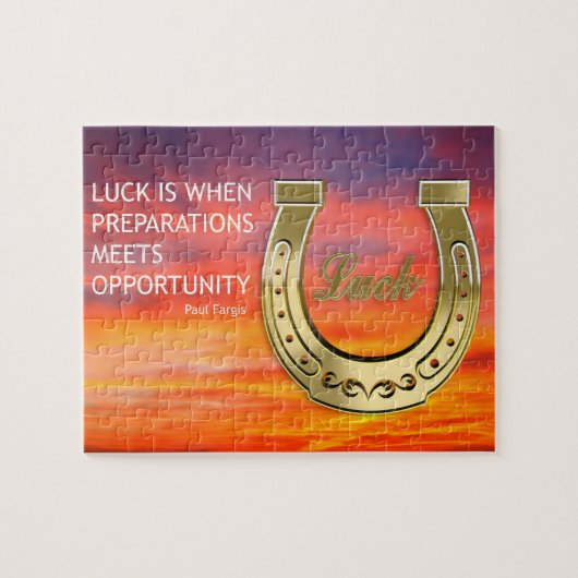 Golden hoefijzer legpuzzel (Horizontaal)