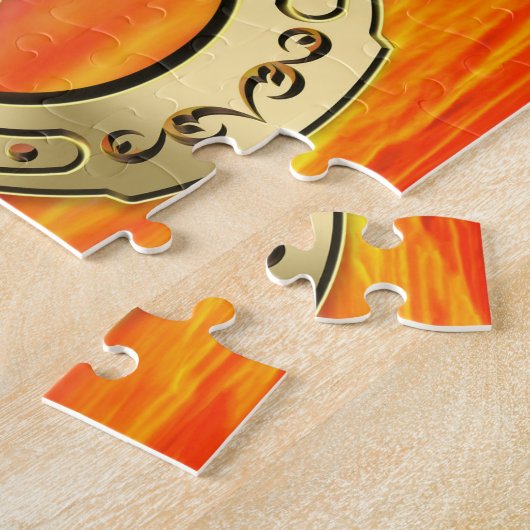 Golden hoefijzer legpuzzel (Zijkant)