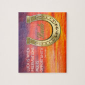 Golden hoefijzer legpuzzel (Verticaal)