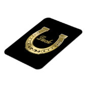 Golden hoefijzer magneet (Linkerzijde)