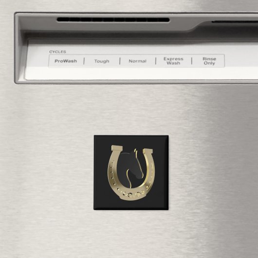 Golden hoefijzer magneet (Insitu (Vaatwasser))