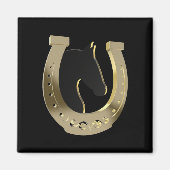 Golden hoefijzer magneet (Voorkant)