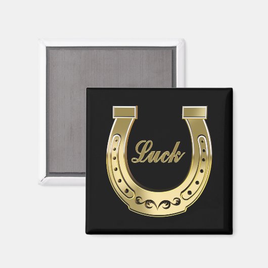 Golden hoefijzer magneet (Voorkant / Achterkant)
