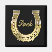 Golden hoefijzer magneet (Voorkant)